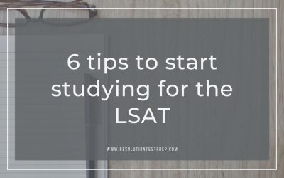 6 Tips to Start Studying for LSAT